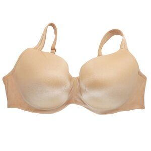 Soma 40DDD Bra Stunning Support Smooth Balconette Underwire Beige Back Closure